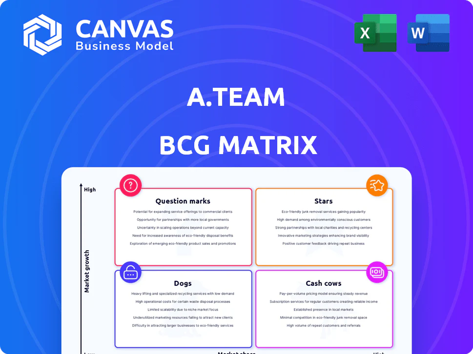 A.TEAM BCG MATRIX TEMPLATE RESEARCH