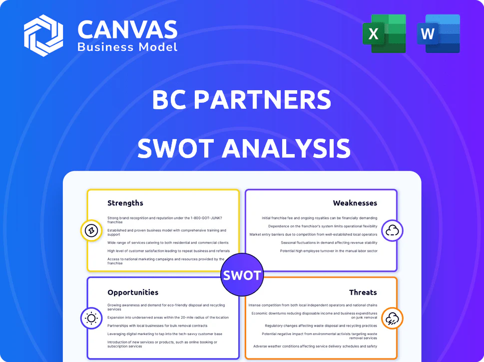 BC PARTNERS SWOT ANALYSIS TEMPLATE RESEARCH