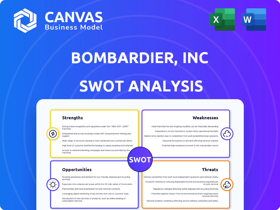 BOMBARDIER, INC SWOT ANALYSIS TEMPLATE RESEARCH