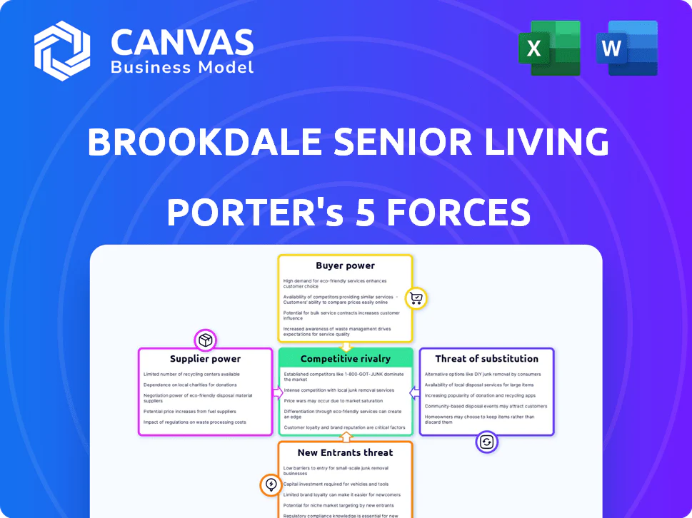 BROOKDALE SENIOR LIVING PORTER'S FIVE FORCES TEMPLATE RESEARCH