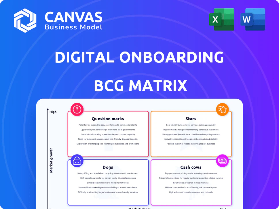DIGITAL ONBOARDING BCG MATRIX TEMPLATE RESEARCH