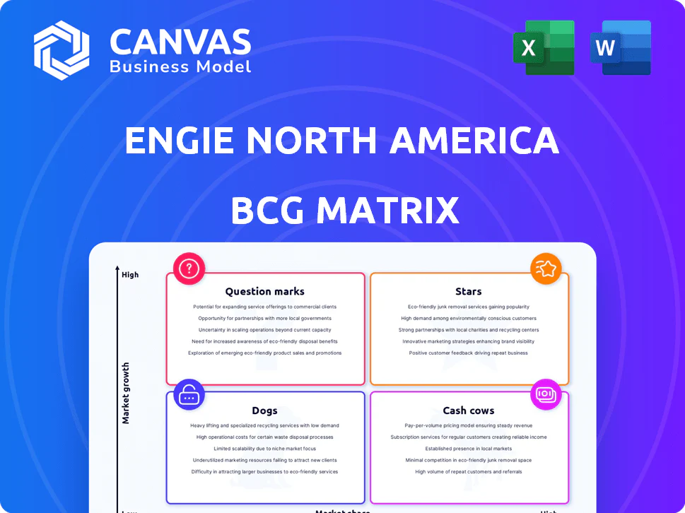 ENGIE NORTH AMERICA BCG MATRIX TEMPLATE RESEARCH