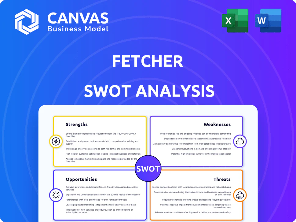 FETCHER SWOT ANALYSIS TEMPLATE RESEARCH