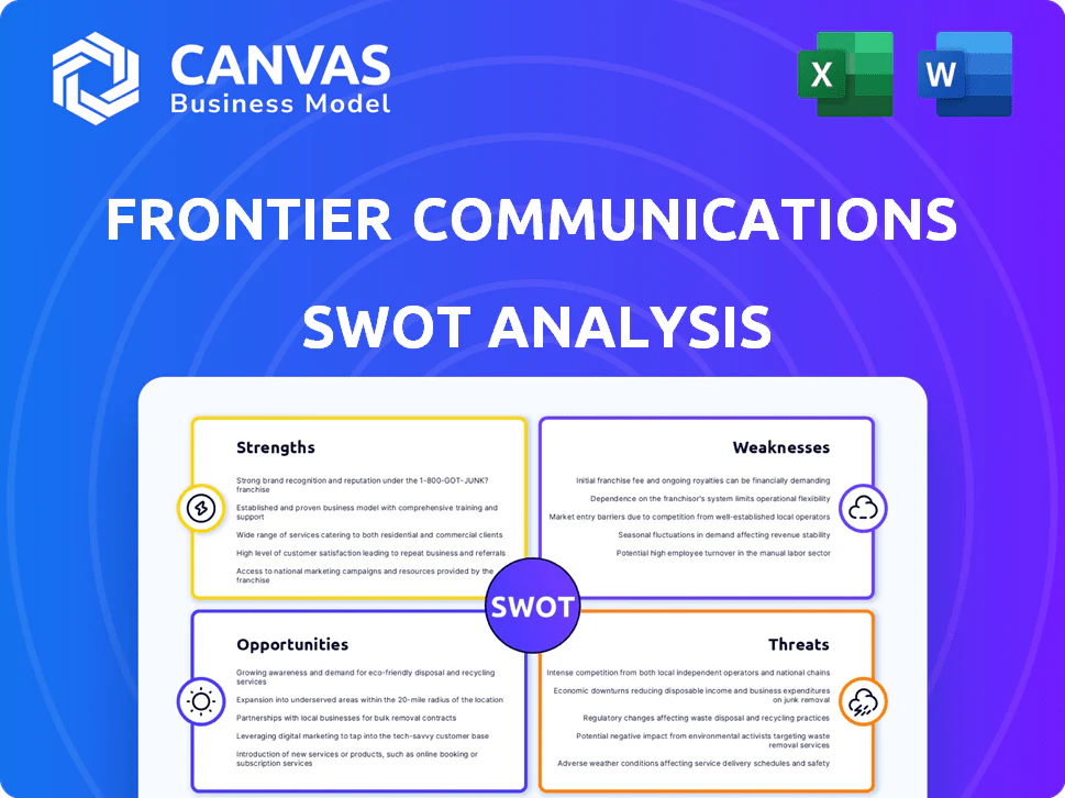 FRONTIER COMMUNICATIONS SWOT ANALYSIS TEMPLATE RESEARCH