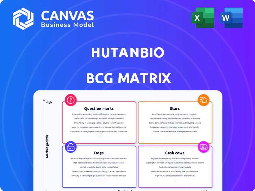 HUTANBIO BCG MATRIX TEMPLATE RESEARCH