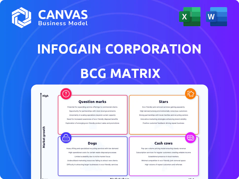 INFOGAIN CORPORATION BCG MATRIX TEMPLATE RESEARCH