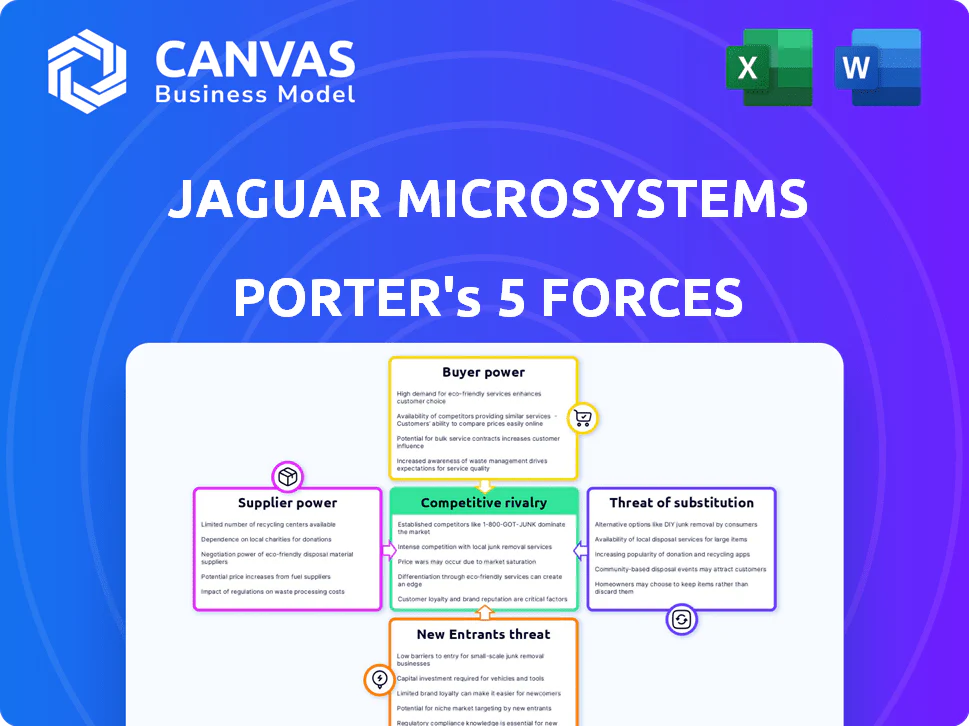 JAGUAR MICROSYSTEMS PORTER'S FIVE FORCES TEMPLATE RESEARCH