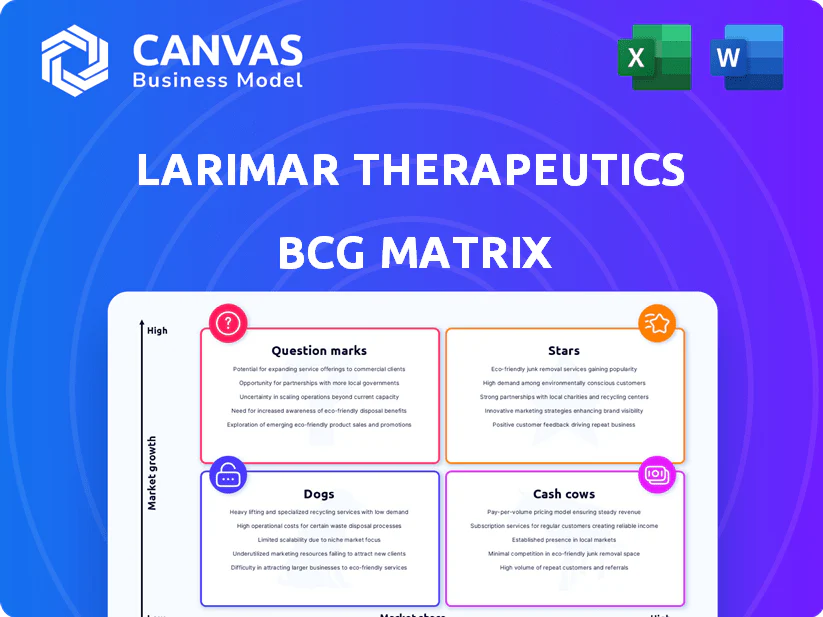 LARIMAR THERAPEUTICS BCG MATRIX TEMPLATE RESEARCH