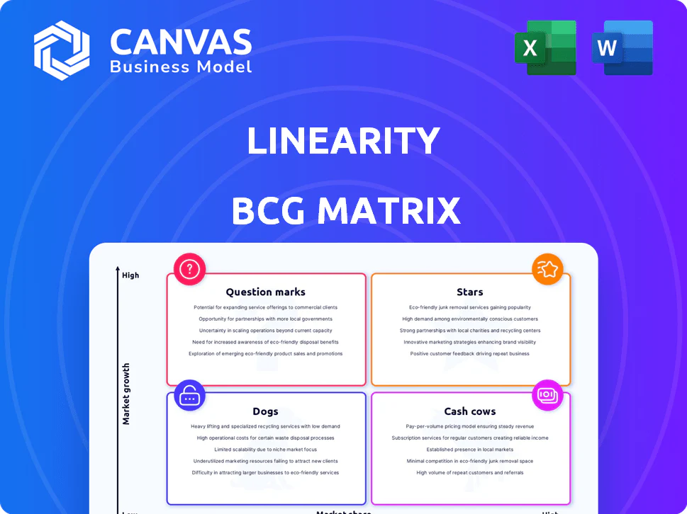 LINEARITY BCG MATRIX TEMPLATE RESEARCH