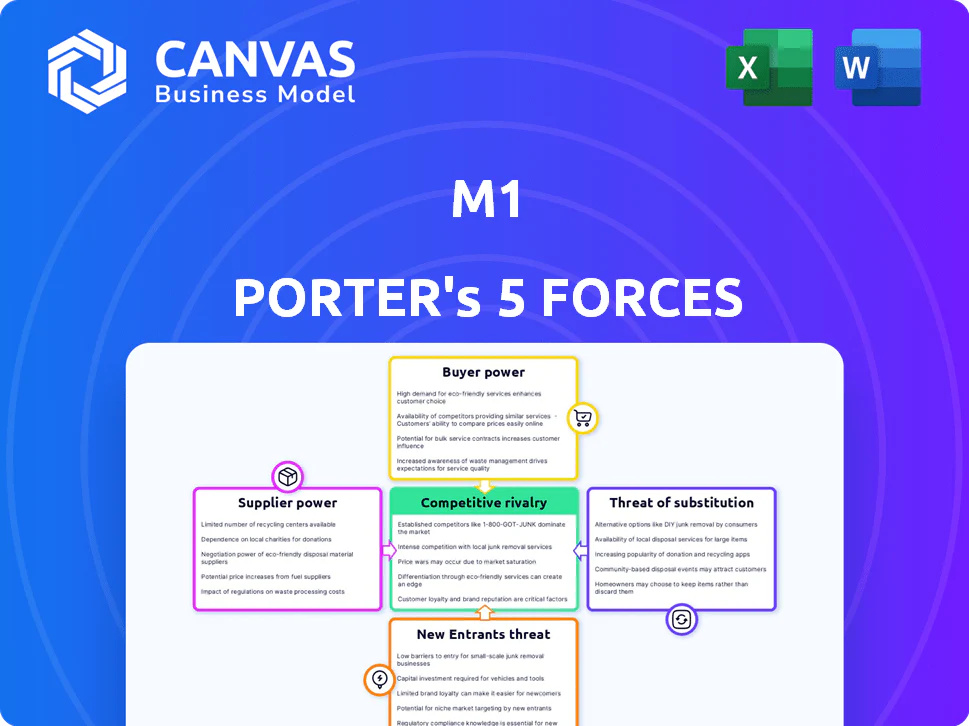 M1 PORTER'S FIVE FORCES TEMPLATE RESEARCH