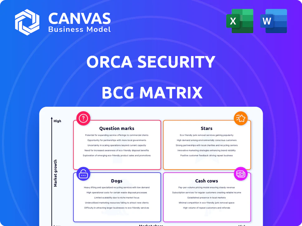 ORCA SECURITY BCG MATRIX TEMPLATE RESEARCH