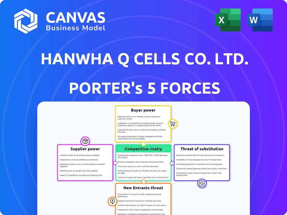 QCELLS PORTER'S FIVE FORCES TEMPLATE RESEARCH