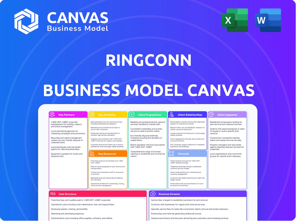 RINGCONN BUSINESS MODEL CANVAS TEMPLATE RESEARCH