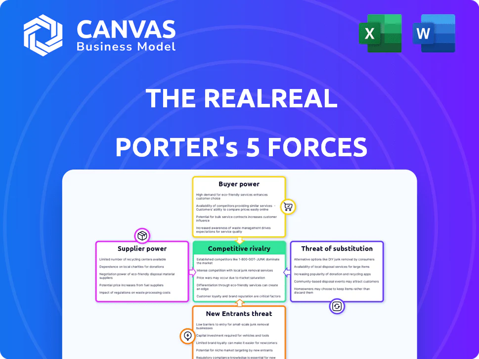 THE REALREAL PORTER'S FIVE FORCES TEMPLATE RESEARCH
