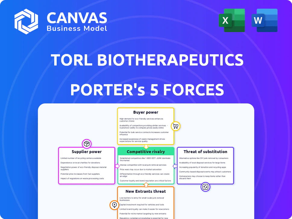 TORL BIOTHERAPEUTICS PORTER'S FIVE FORCES TEMPLATE RESEARCH