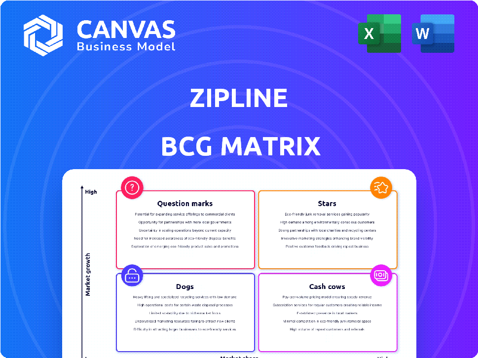 ZIPLINE BCG MATRIX TEMPLATE RESEARCH